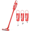 Deerma VC21 Unique Red Cordless Vacuum Cleaner for Home and Car Ultra Light,  30min Long Battery life,  Electric Floor Bru