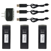 Eachine EG16 GPS RC Drone Quadcopter Spare Parts 3-in-1 Balance Charger USB Charging Cable with 3PCS 3.85V 1800mah Lipo