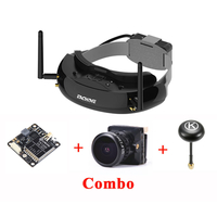 Eachine EV200D True Diversity FPV Goggles Black TX1200 FPV Transmitter Bat 19S FPV Camera 2.3mm Eachine K-Loverleaves An