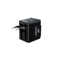 Earldom Universal Travel Adapter All-in-one International World Travel AC Power Converter Plug Socket EU US UK AU