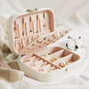 Earring Ring Jewelry Display Home Storage Box Case Organizer Flannel Tray Holder Boxes Baskets