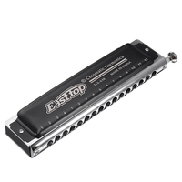Easttop T16-64K Professional 16 Holes 64 Tone Chromatic Harmonica Mouth Organ Blues Harp With Canvas Bag