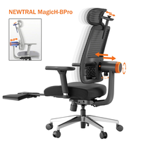 NEWTRAL MagicH-BPro Ergonomic Chair with Footrest,  Auto-Following Backrest Headrest,  Adaptive Lower Back Support,  Adjust