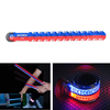 NEXTORCH UT21L Red Blue Flashing Warning Flap Bracelet All Round Warning Flashlight USB Rechargeable 5 Lighting Modes Fo