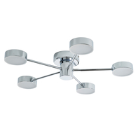 Cian Large LED Bathroom Flush Ceiling Light,  Chrome