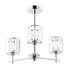 Shirley Small Semi Flush Bathroom Ceiling Light,  Chrome