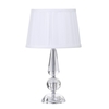 Small Arabella Crystal Table Lamp,  White