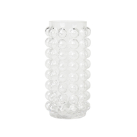 Small Bobble Glass Vase,  Clear