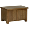 Rustic Solid Oak Blanket Box