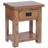 Rustic Solid Oak Night Stand