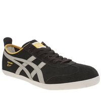 Onitsuka Tiger Black & Grey Mexico 66 Vulc Trainers