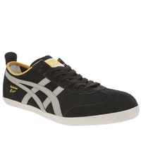 Onitsuka Tiger Black & Grey Mexico 66 Vulc Trainers