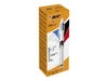 BIC 4 Colours 3+1HB - 3 colour ballpoint pen and mechanical pencil combo - black,  red,  blue,  grey (pack of 12)