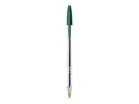 BIC Cristal - ballpoint pen - black,  red,  blue,  green (pack of 10)