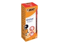 BIC Cristal Exact - ballpoint pen - red (pack of 20)