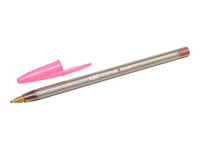 BIC Cristal fun - ballpoint pen - pink (pack of 20)