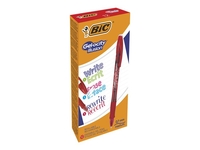 BIC Gel-ocity illusion - rollerball pen - red (pack of 12)