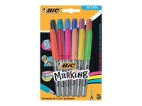 BIC Marking - marker - assorted intense colours (pack of 12)