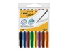 BIC VELLEDA 1741 - marker - black,  red,  blue,  green,  yellow,  orange,  brown (pack of 8)