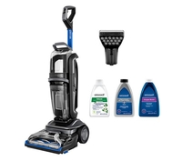 BISSELL Revolution HydroSteam 3670E Upright Carpet Cleaner - Black,  Titanium & Colbalt Blue