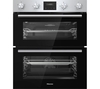 HISENSE BID75211XUK Electric Built-under Double Oven - Stainless Steel & Black