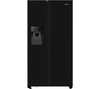 HISENSE PureFlat RS694N4TBE American-Style Fridge Freezer - Black