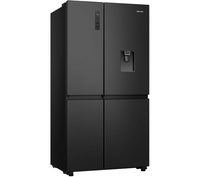HISENSE PureFlat RS840N4WFE American-Style Smart Fridge Freezer - Black Stainless Steel