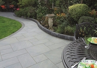 Bradstone,  Aspero Porcelain Paving Dark Grey Patio Pack - 18.36 m2 Per Pack