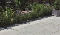 Bradstone,  Aspero Porcelain Paving Silver Grey Patio Pack - 18.36 m2 Per Pack