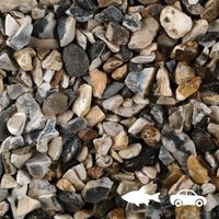 Bradstone,  Decorative Aggregates Dapple Flint,  20mm Bag - 10 Bags Per Pallet