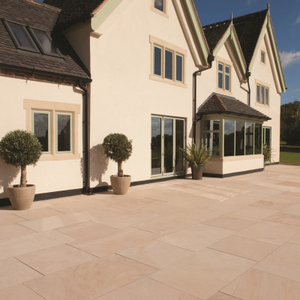 Bradstone,  Grand Natural Sandstone Paving Caramel 750 x 750 - 16 Per Pack