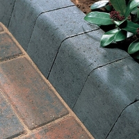 Bradstone Large Kerb - HB Upright External Angle - Acc E - Charcoal - 200x125