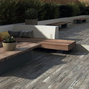 Bradstone,  Madera Antigua Porcelain Paving Grey 900 x 150 x 20 - 3 Units