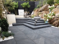 Bradstone Mode Textured - Paver - Graphite - 600x600
