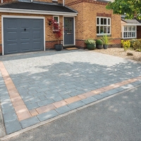 Bradstone Monksbridge - Block Paving - Grey-Green - Mixed Size
