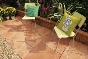 Bradstone Old Riven Concrete Paving Autumn Gold 2 Ring Squaring Off Kit - 1 Pack
