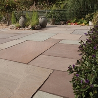 Bradstone Old Riven Concrete Paving Autumn Silver 600 x 300 - 87 Per Pack