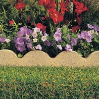 Bradstone Scalloped Edging Buff 600 x 150 x 50 - 48 Per Pack