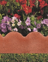 Bradstone Scalloped Edging Red 600 x 150 x 50 - 48 Per Pack
