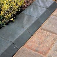 Bradstone Small Kerb - External Angle - Acc A - Charcoal - 125x125