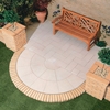 Bradstone Textured Paving Buff 450 x 450 - 40 Per Pack