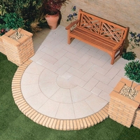 Bradstone Textured Paving Buff 450 x 450 - 40 Per Pack
