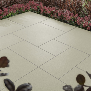 Simply Paving,  Tramonto Porcelain Paving Cream Patio Pack - 18.36 m2 Per Pack