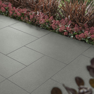 Simply Paving,  Tramonto Porcelain Paving Dark Grey Patio Pack - 18.36 m2 Per Pack