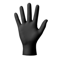 Mercator Mercator Black Ideall Grip Nitrile Gloves (Box of 50)