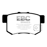 EBC Green Stuff EBC BRAKE PADS (GREENSTUFF) HONDA VARIOUS