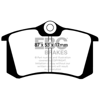 EBC Green Stuff EBC BRAKE PADS (GREENSTUFF) VAG VARIOUS
