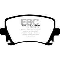 EBC Green Stuff EBC BRAKE PADS (GREENSTUFF) VAG VARIOUS