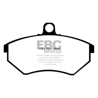 EBC Green Stuff EBC BRAKE PADS (GREENSTUFF) VAG VARIOUS