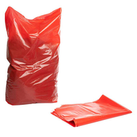 Euro Car Parts Pk of 10 Waste Disposal Bags Red - 30x20 250 gauge